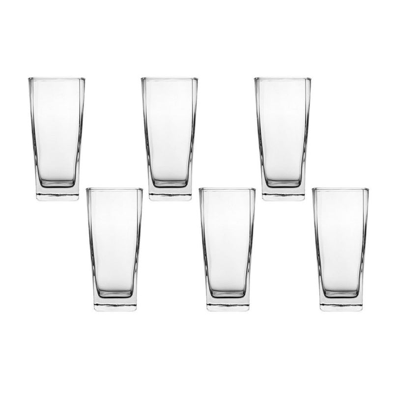 Square Heavy Juice Water Cups for Wine, Beer, Cocktails, Mixed Drinks - Image 3