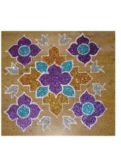 TOTA Pack of 9 Tota glitter rangoli squeezers assorted colors  - Image 3