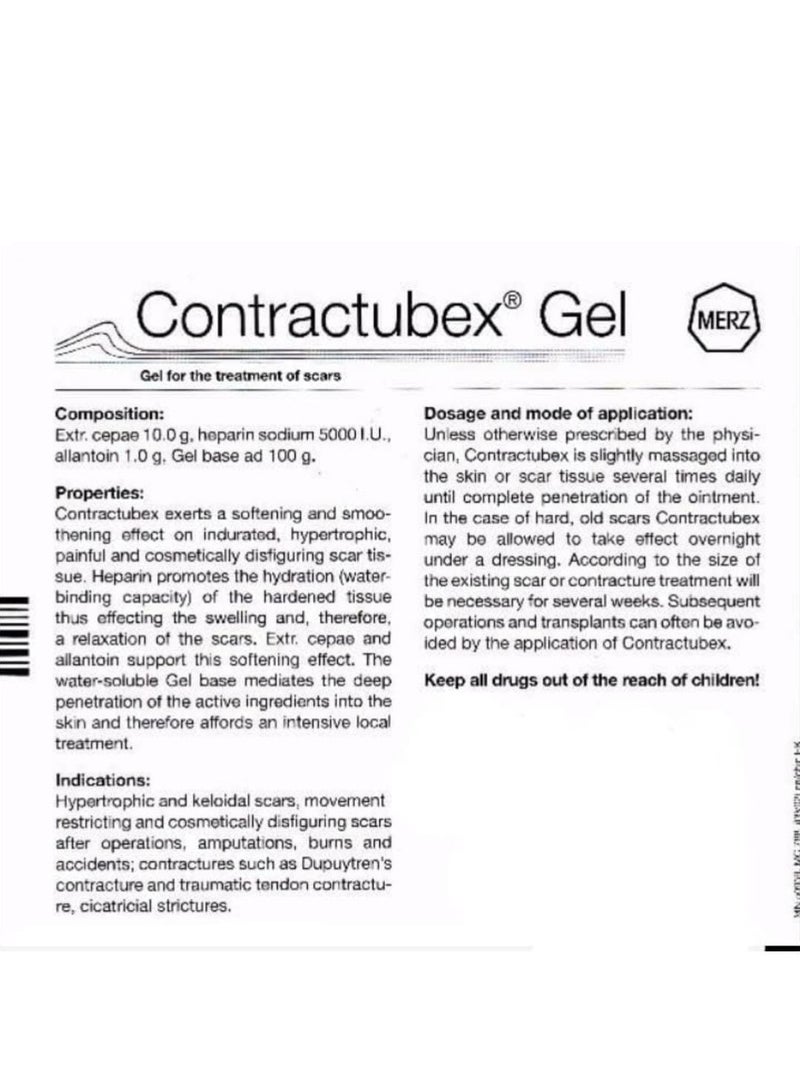 كونتراكتيوبكس جل معالجة للندوب كونتراتوبيكس سعة 20 جرام ما يعادل 0.70 اونصة من ميرز - Image 4