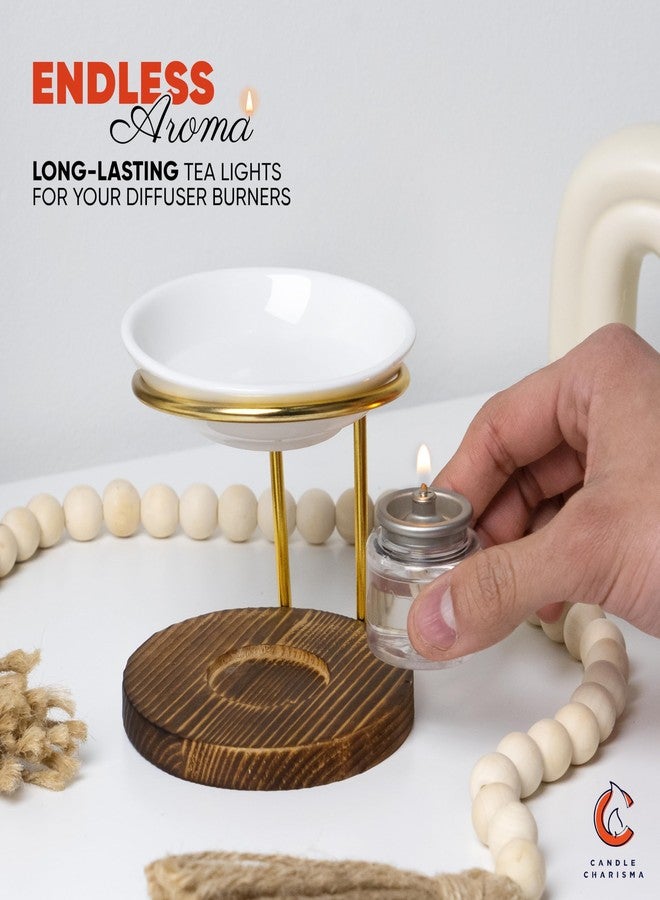 Candle Charisma Disposable Liquid Candles - Oil Tea Lights with Extended 8 Hour Burn Time - Dripless Liquid Candle, Smokeless Clean Burning Fuel, 30 PCS - Image 5