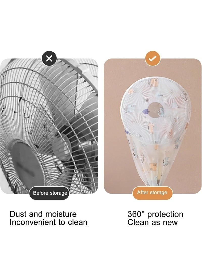 هابي هوم غطاء غبار دائري قائم للمروحة الكهربائية مقاس 145×60 سم – غطاء واقٍ مقاوم للماء والغبار، قابل للغسل والطي، مثالي لحماية المراوح المنزلية من الأتربة والرطوبة وسهل التركيب والتخزين - Image 2