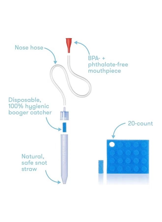 Generic - Infant Nasal Aspirator with 24 Replacement Filters for Infants & Toddlers - Image 1