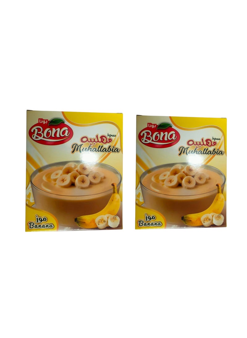 BONA Banana pudding 70g - Pack of 2 