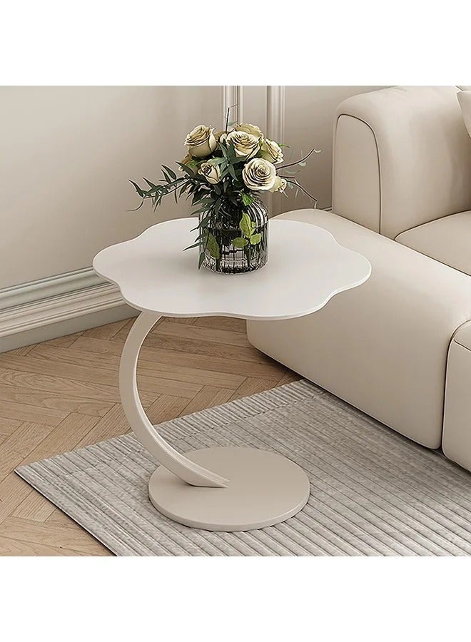 MIXDE Sturdy Cloud Flower Shaped C-Shaped Coffee Table Sofa Side Table End Table For Living Room Bedroom - Image 1