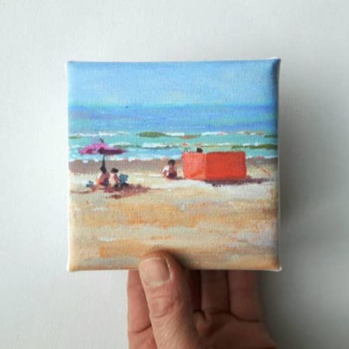 iCraft 15 X 15cm Mini Display Canvas Board for Painting (6Inch, Pack of 6), Multicolour, Standard, iC-12-Board-Pk6 - Image 4