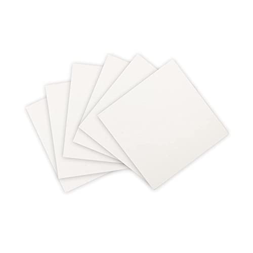 iCraft 15 X 15cm Mini Display Canvas Board for Painting (6Inch, Pack of 6), Multicolour, Standard, iC-12-Board-Pk6 - Image 1