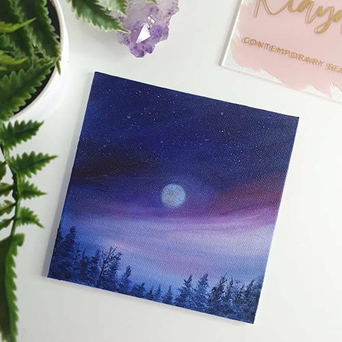 iCraft 15 X 15cm Mini Display Canvas Board for Painting (6Inch, Pack of 6), Multicolour, Standard, iC-12-Board-Pk6 - Image 2