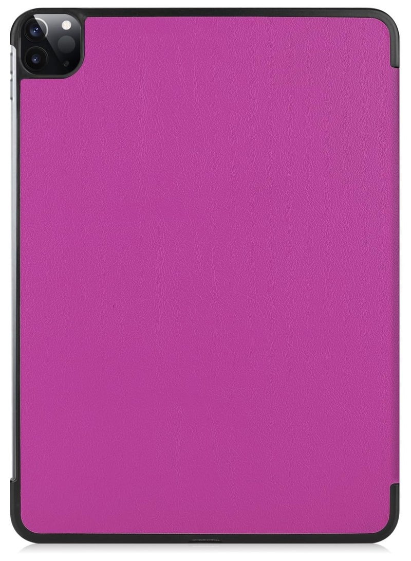 عام iPad Pro 11 2024 (5th Gen) Tablet Tri-Folding Stand Magnetic Smart Folio Cover for iPad Pro 11 2024 Leather Case - Image 5