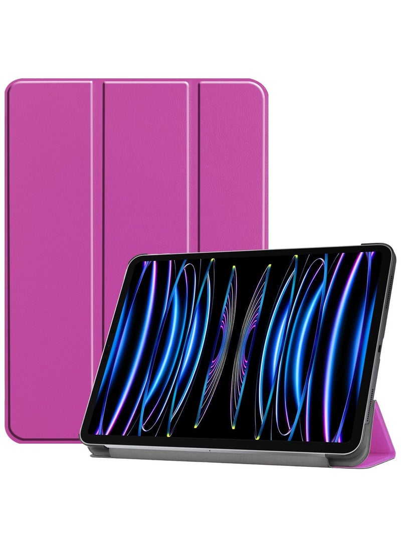 عام iPad Pro 11 2024 (5th Gen) Tablet Tri-Folding Stand Magnetic Smart Folio Cover for iPad Pro 11 2024 Leather Case - Image 1