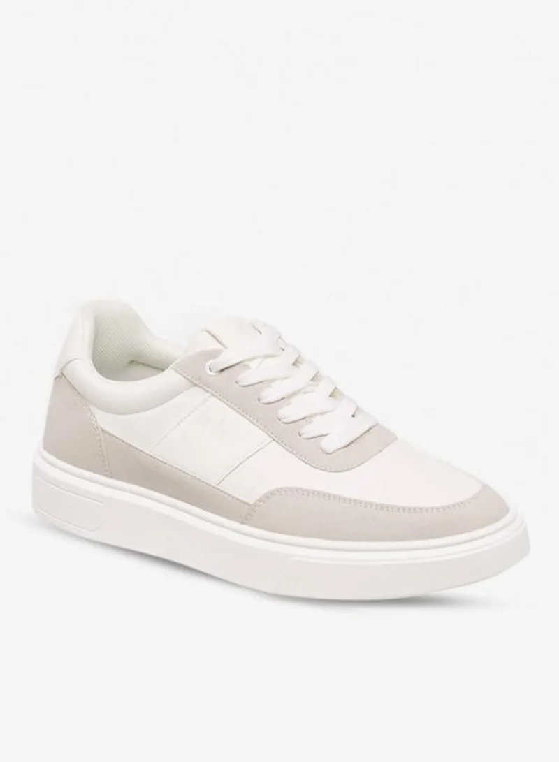 Lee Cooper Men'S Solid Lace-Up Sneakers