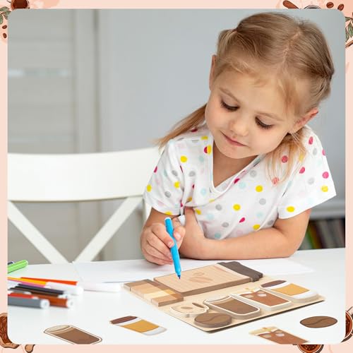B1ykin Cute Sticky Notes Set - First I Drink The Coffee Then I Do The Things Self-Stick Notes Pad, 550 Sheets Writing Memo Pages Sticky Notepad for Teacher Appreciation Gifts for School (Coffee Lover) - Image 4