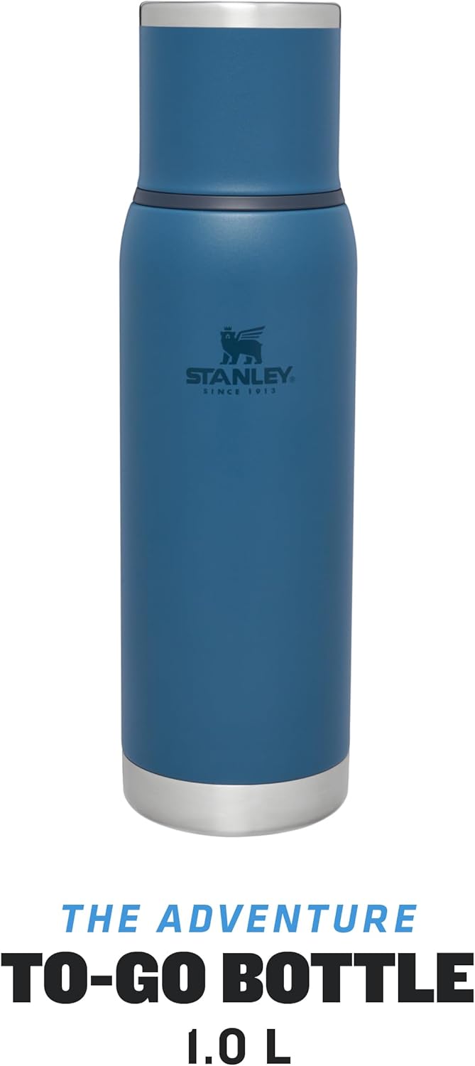 Stanley Adventure To-Go Bottle 1.0L - Abyss - Insulated and Leakproof - Image 2