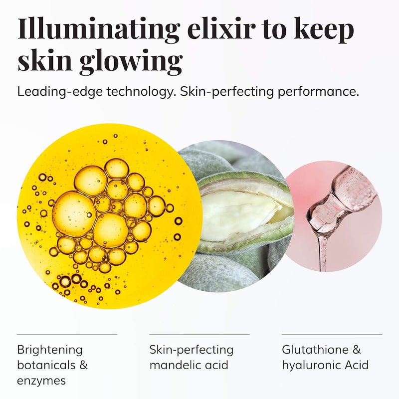 Le Mieux Illuminating Toner - Hyaluronic Acid & Witch Hazel Toner for Face, Facial Solution for Glowing Skin, Help Minimize Dark Spots & Uneven Tone, No Parabens or Sulfates (6 oz / 180 ml) - Image 1