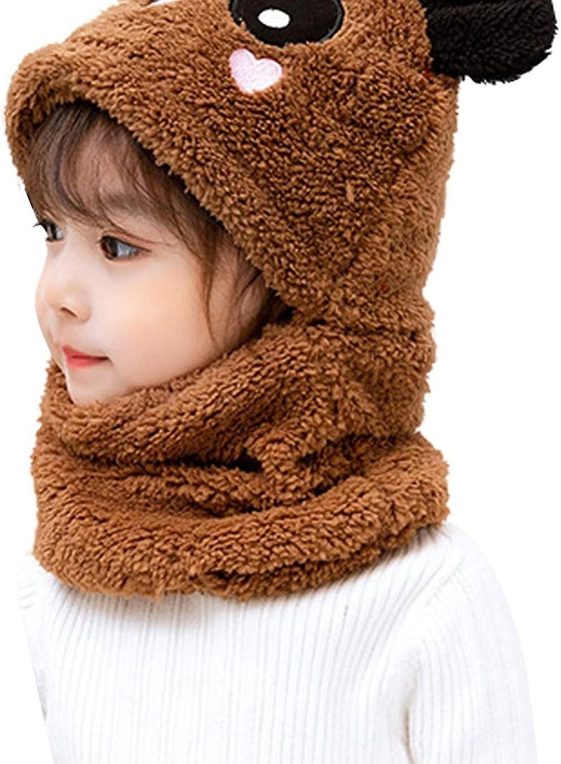 A.M Children's Plush Hat, Party Animal Hats For Kids, Cute Panda Hat.Winter Children's Ski Cap, Windproof Warm Cap. - Image 4