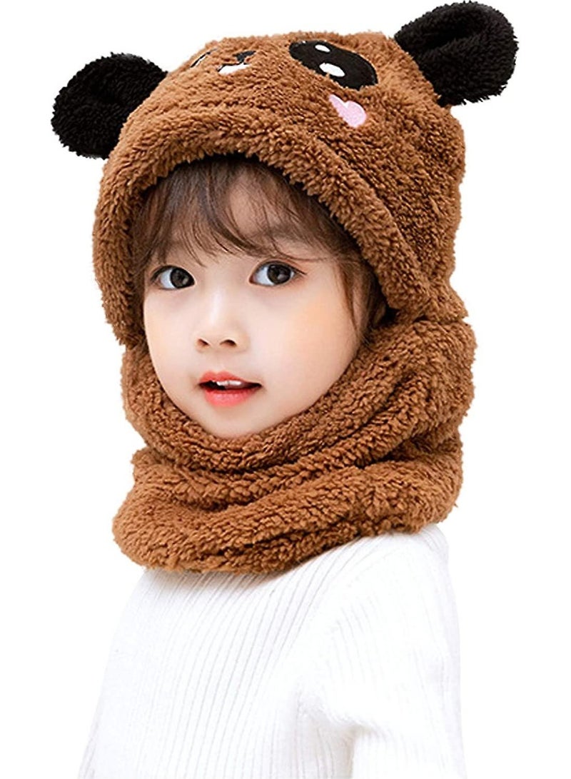 A.M Children's Plush Hat, Party Animal Hats For Kids, Cute Panda Hat.Winter Children's Ski Cap, Windproof Warm Cap. - Image 3