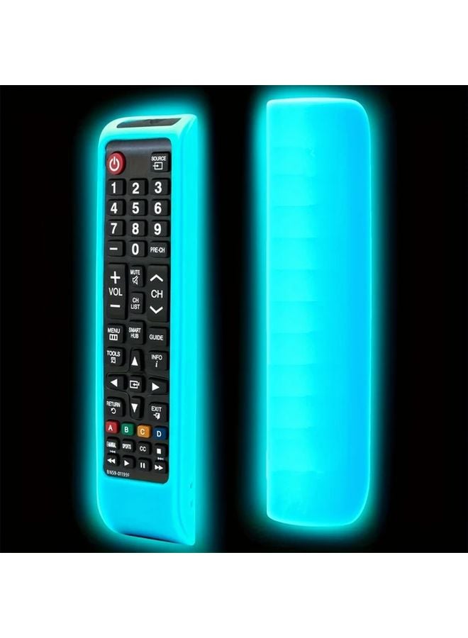 Luminous Blue Remote Control Cover For Samsung TV BN59 01199F Smart TV Remote Case - Image 5