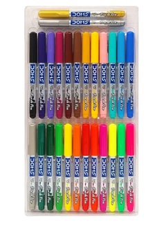 DOMS 26-Piece Brush Pen Set Multicolour  - Image 3
