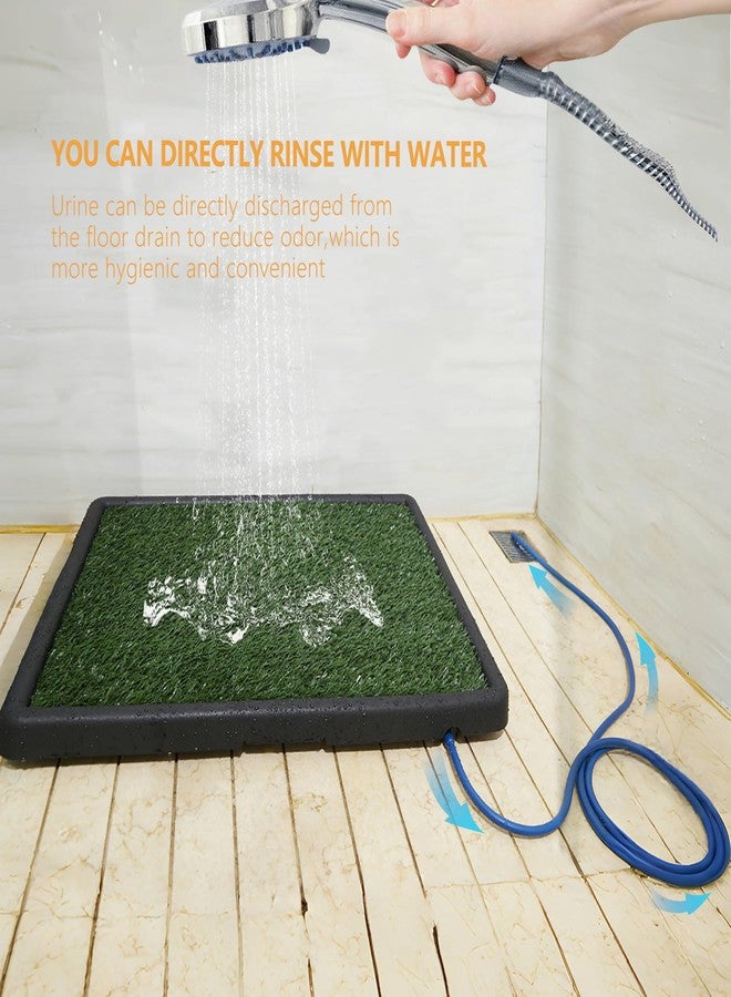 NESIGHTION Dog Grass Mat,Pet Toilet,Dog Potty Grass,Drainage Pet Toilet,Replace Pets Toilets,Suitable for The Vast Majority of Dogs and Cats.25 * 20 * 2 in - Image 2