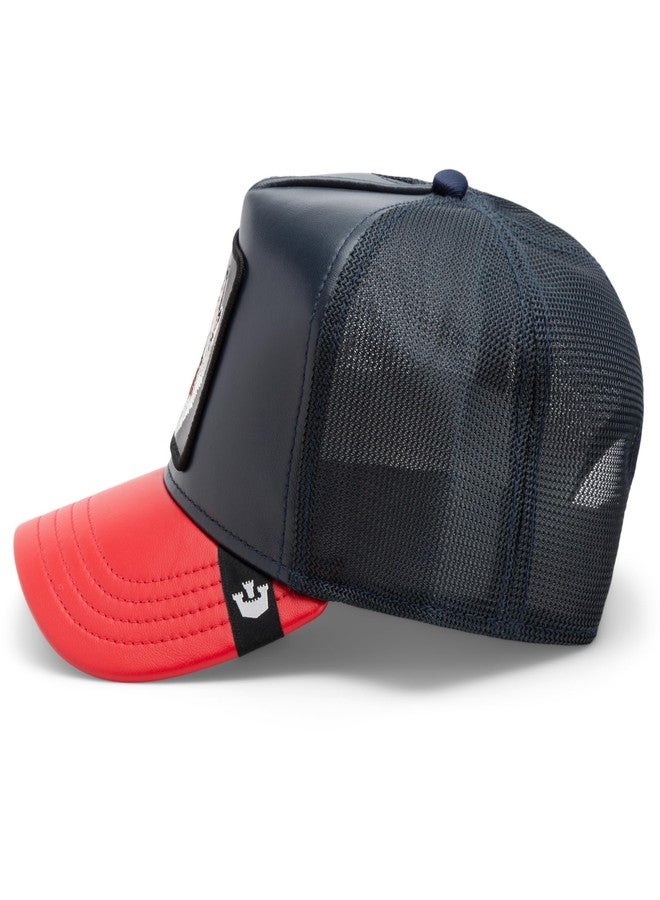 جورين بروس. قبعة سائقي الشاحنات من مجموعة Goorin Bros. Shleathers للرجال والنساء، لون أحمر (Shleather Wolf)، مقاس واحد - Image 4