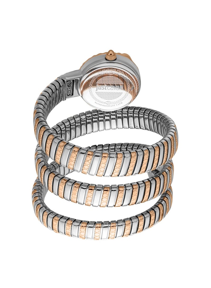 Just Cavalli ساعة كوارتز تناظرية بحزام ملفوف للنساء JC1L302M0065 - Image 2