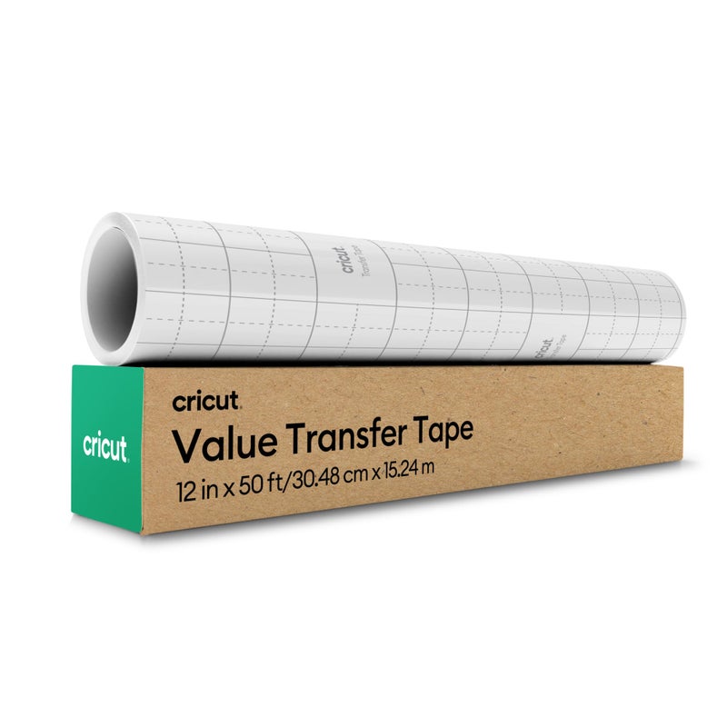 Cricut Value Transfer Tape (12in x 50ft Roll) - Easy Transfers for Vinyl Projects - Compatible with Maker & Explore Machines - Image 1