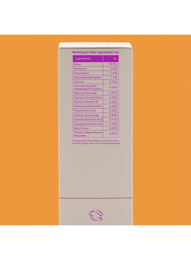 Good Molecules B5 Hydrating Body Serum - Moisturizing Serum with B5 Panthenol, Polyglutamic Acid, and Beta Glucan - Anti-aging Skincare for Body - Image 2