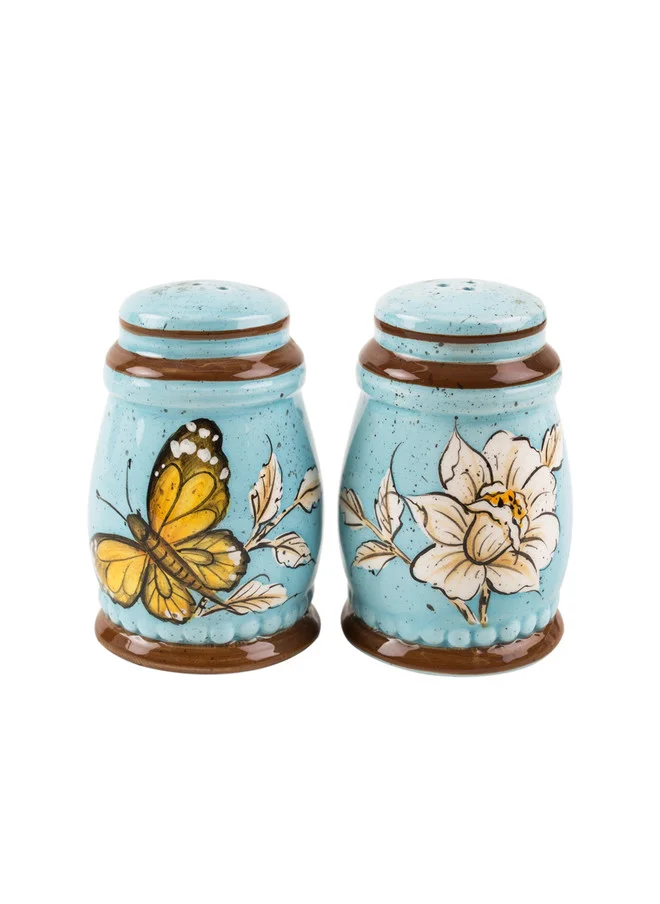 Flora Bird Salt & Pepper Cellar Set