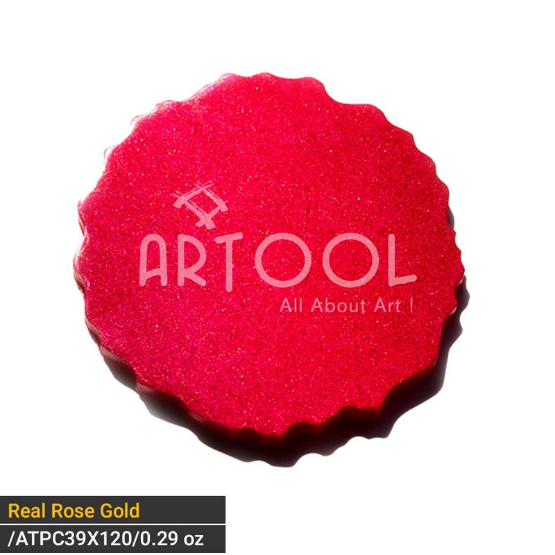 ARTOOL Mica Powder for Epoxy Resin Pigment Art Real Rose Gold Non Toxic Multipurpose Use In Making Candles, Painting, Art and Craft Projects 9 gm (PP39) - Image 2