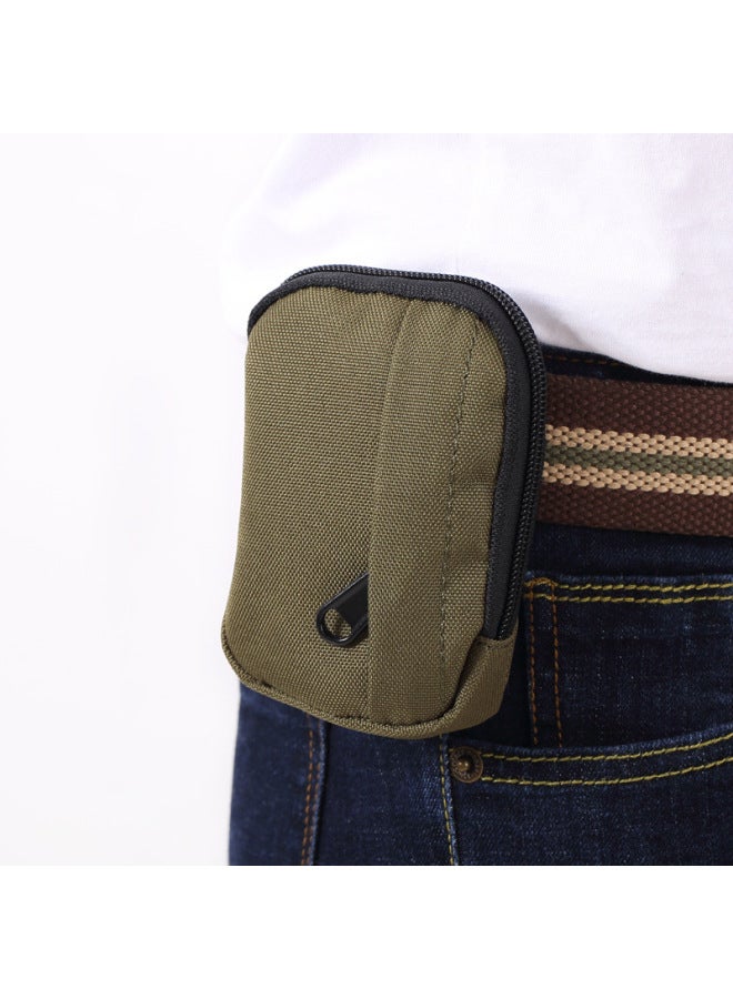 Generic Outdoor 800D Nylon Tactical Waist Hanging Small Bag Sports Bag Military Fan Hanging Bag Mini Coin Purse Tactical Waist Bag-Color:Three Sand Color - Image 3