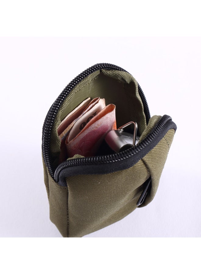 Generic Outdoor 800D Nylon Tactical Waist Hanging Small Bag Sports Bag Military Fan Hanging Bag Mini Coin Purse Tactical Waist Bag-Color:Three Sand Color - Image 4