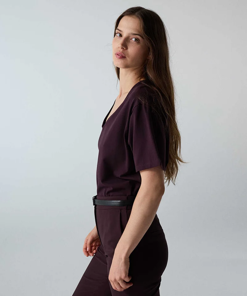 Ipekyol  Basic V-Neck T-Shirt for Women | Best Price UAE