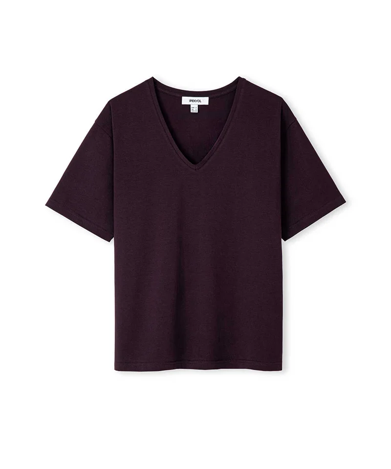 Ipekyol  Basic V-Neck T-Shirt for Women | Best Price UAE