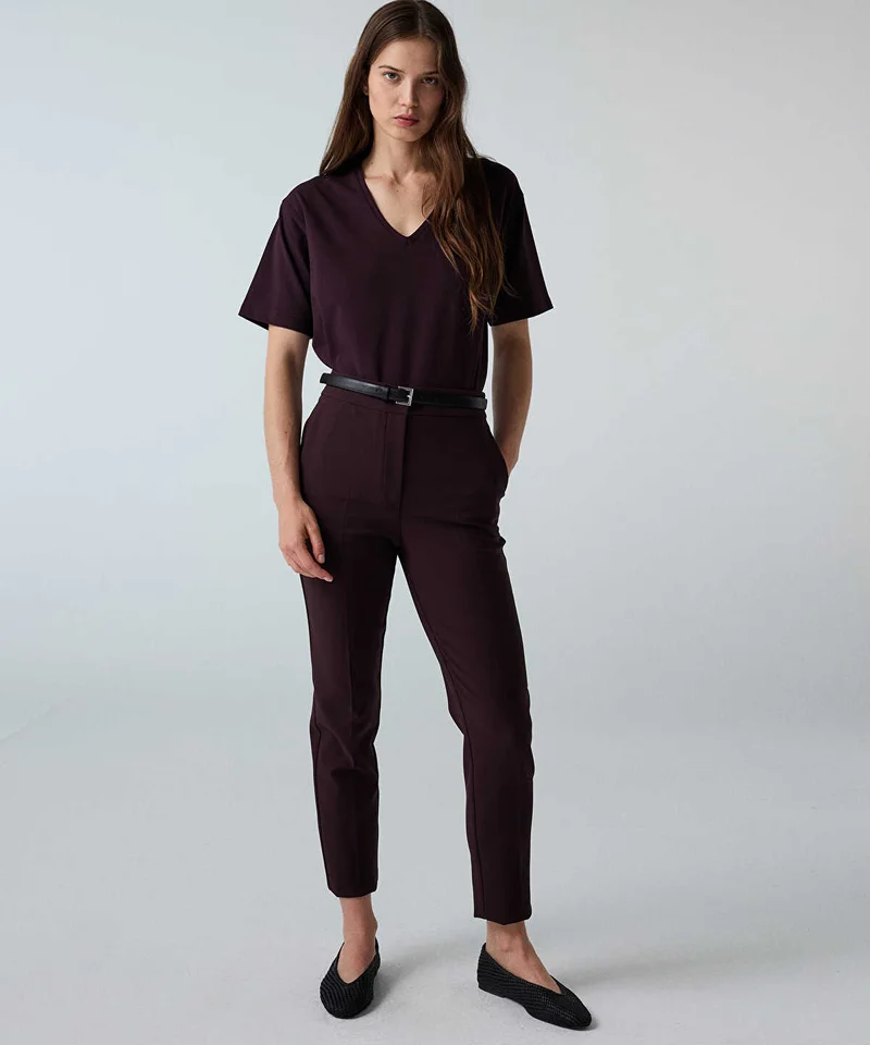 Ipekyol  Basic V-Neck T-Shirt for Women | Best Price UAE