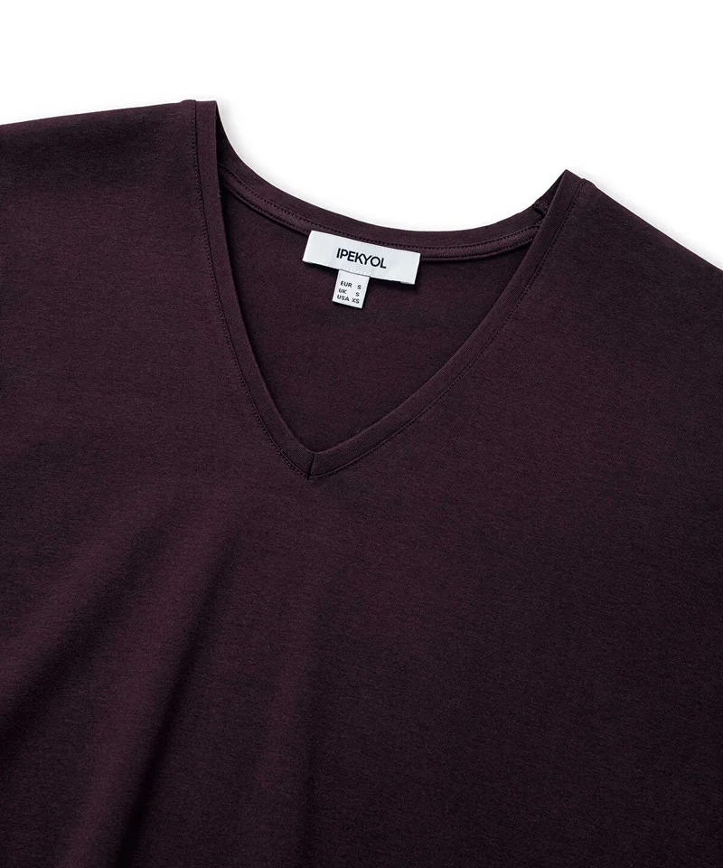 Ipekyol  Basic V-Neck T-Shirt for Women | Best Price UAE