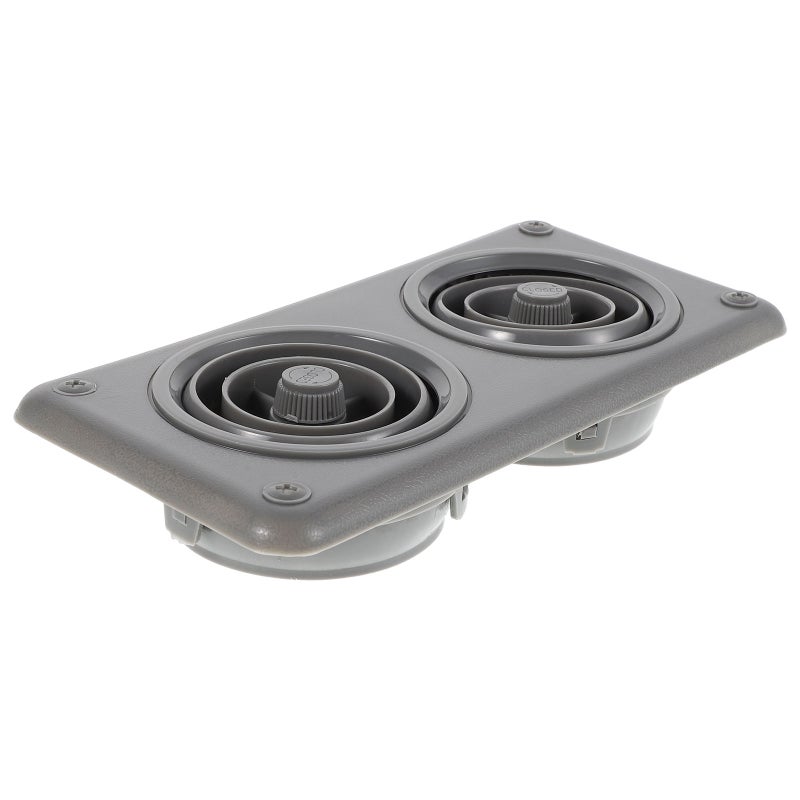 Air Conditioning Vent for RV Bus - Dashboard Outlet Panel - Easy Retrofit Grille for Camper Trailer Central AC Ventilation Duct 6.3x3.7x1.4Inch - Image 1
