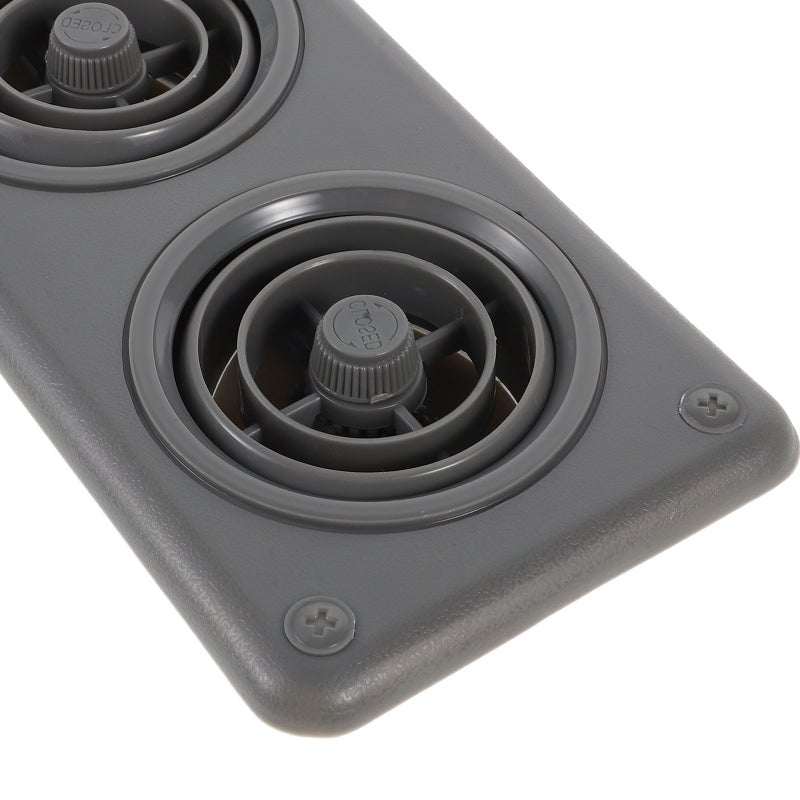 Air Conditioning Vent for RV Bus - Dashboard Outlet Panel - Easy Retrofit Grille for Camper Trailer Central AC Ventilation Duct 6.3x3.7x1.4Inch - Image 3