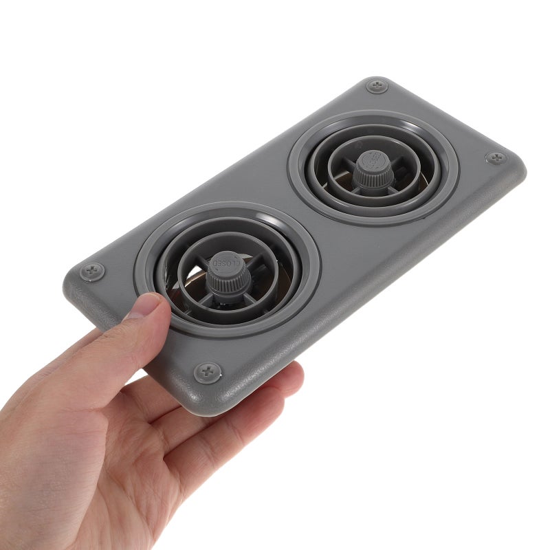 Air Conditioning Vent for RV Bus - Dashboard Outlet Panel - Easy Retrofit Grille for Camper Trailer Central AC Ventilation Duct 6.3x3.7x1.4Inch - Image 4