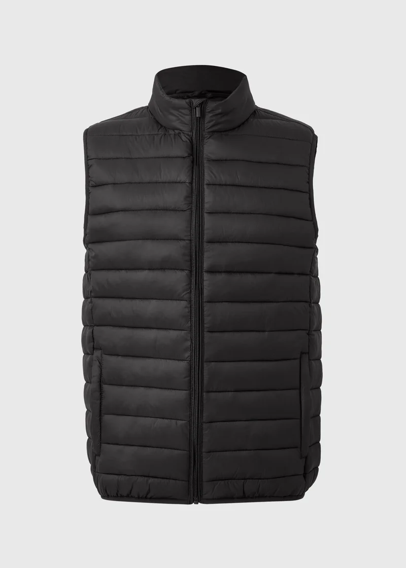 Matalan Black Puffer Gilet