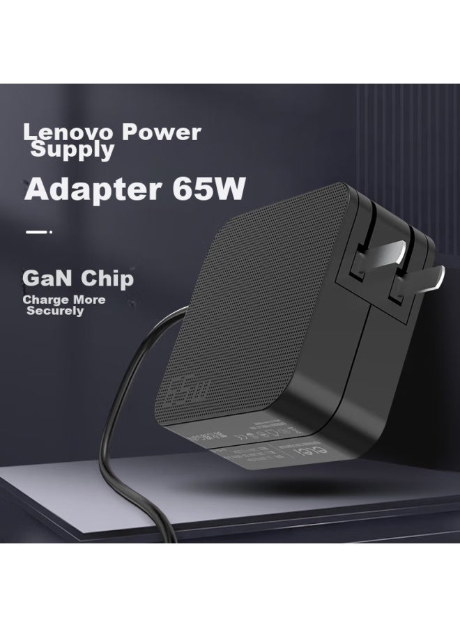 Elei Lei, Suitable For Lenovo Laptop Charger, Xiaoxin Air 12/13, Yoga 510/yoga 710/xiaoxin 510s Adapter, 20v3.25a 65w Computer Power Cord - Image 3