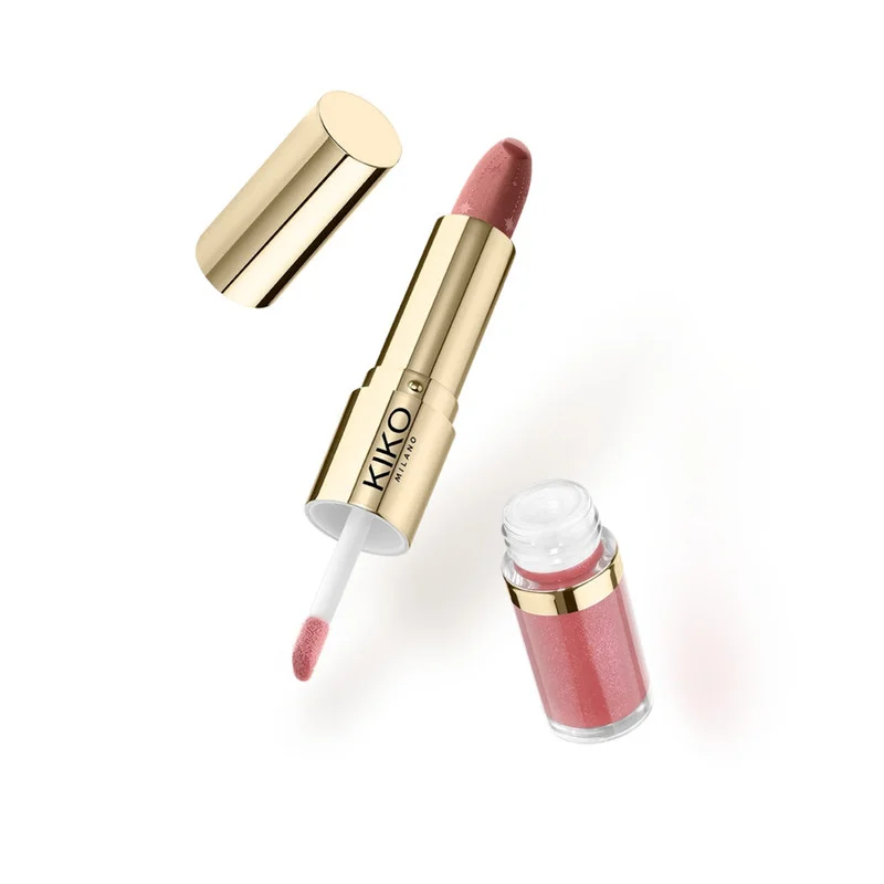 كيكو ميلانو HOLIDAY WONDERLIGHTS FESTIVE DUO LIPSTICK & GLOSS Rose Marshmallow