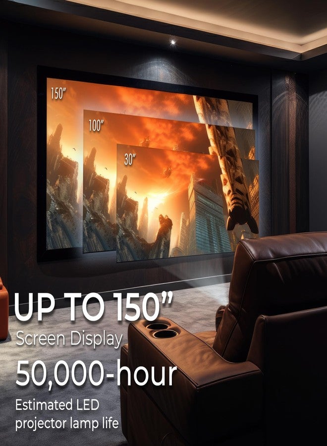 RCA Bluetooth Theater Projector Bundle with 100-inch Fold Up Screen - Image 2