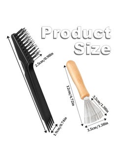 Arabest 2PCS Mini Hair Brush Cleaning Tool for Removing Hair and Dust, Home and Salon Use  - Image 2
