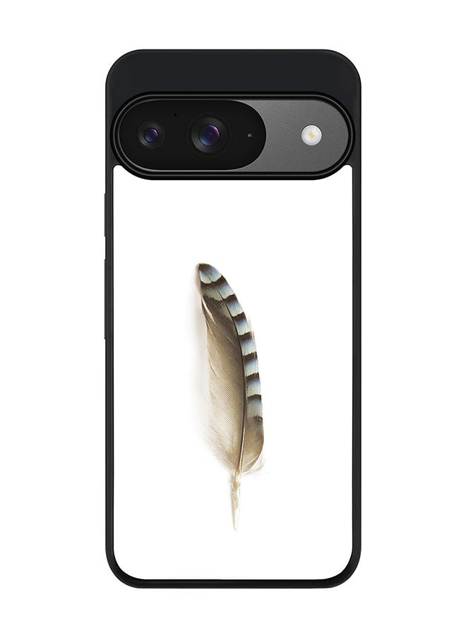 Stylizedd For Google Pixel 9 Case,Slim fit Camera Protection, Shockproof Thin Phone cover - Lonely Feather  - Image 1