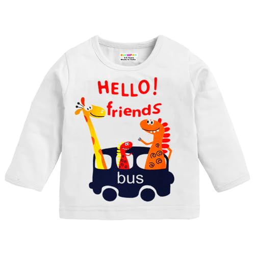 Kuchipoo Baby Boy Regular Fit Cotton T-Shirts and Pyjamas Set (KUC-PSUT-151, 3-4 Years, Multi-Colored) - Image 5