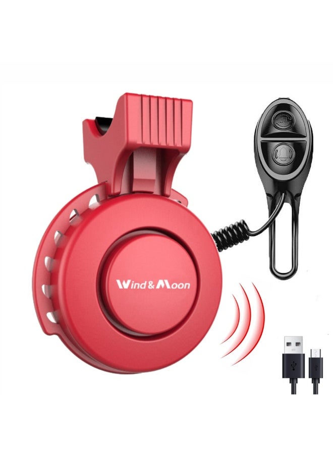 Generic Electronic Bike Horn for Cycling, Waterproof Bicycle Bell with 4 Sound Mode  - Image 1