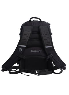 Discovery Discovery Body Spirit Nylon Ripstop 8L Outdoor Backpack Black for Men and Women, Durable Lightweight Water Resistant Casual Daypack Bag for School College University Office Travel Hiking Adventure.  - Image 3