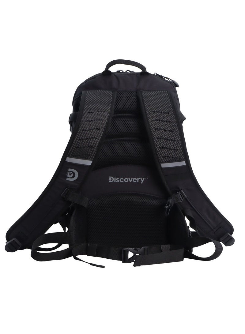 Discovery Body Spirit Nylon Ripstop 8L Outdoor Backpack Black for Men and Women, Durable Lightweight Water Resistant Casual Daypack Bag for School College University Office Travel Hiking Adventure. - Image 4