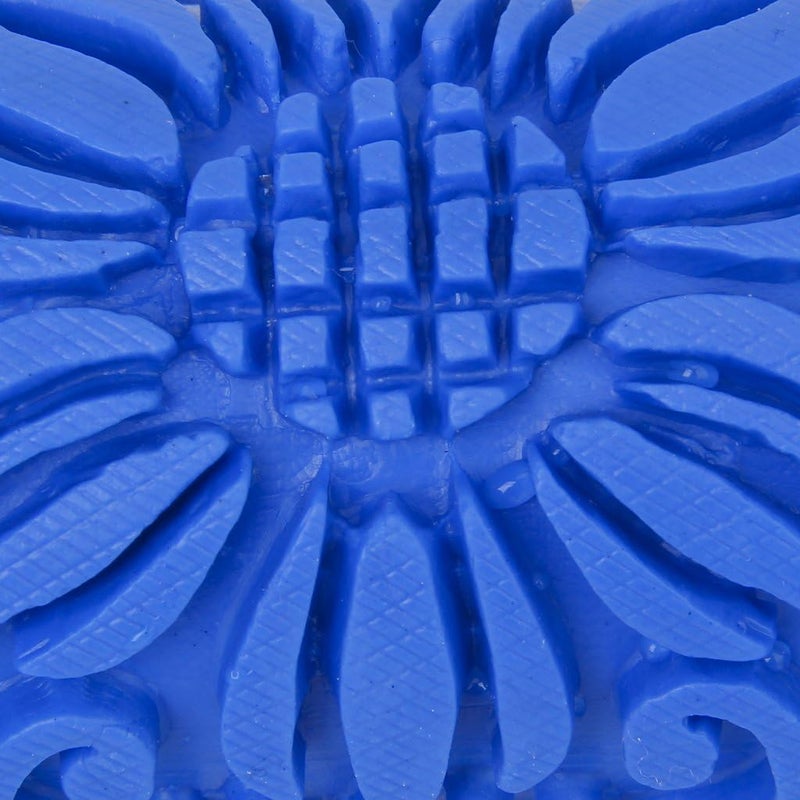 klarako 5 inch DIY Patterned Paint Wall Art Painting Stencils Brush, Paint Roller, Wall Ceiling Decorative Rubber Brush Tool - 12, 5 Inch - Image 3