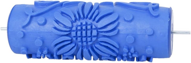 klarako 5 inch DIY Patterned Paint Wall Art Painting Stencils Brush, Paint Roller, Wall Ceiling Decorative Rubber Brush Tool - 12, 5 Inch - Image 5