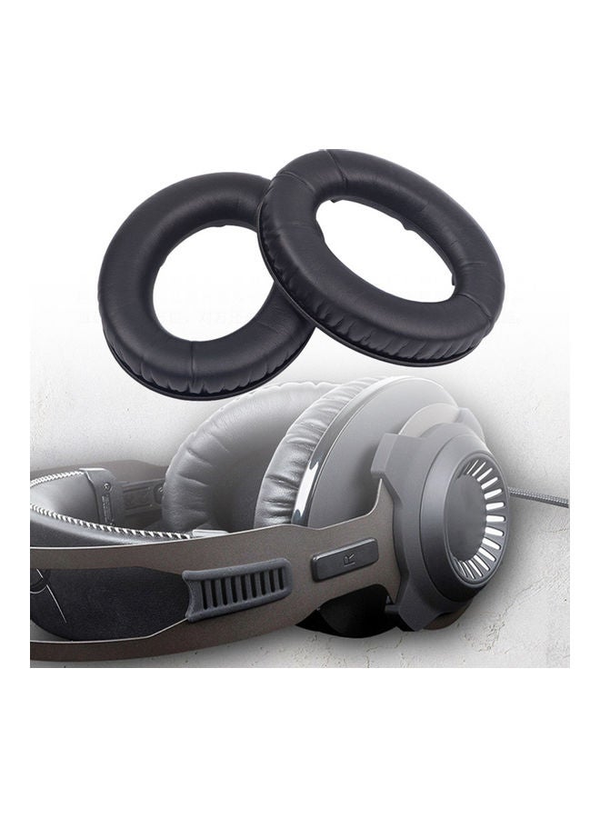 1-Pair Soft Replaceable Protective Earphone Pads For Kingtson HyperX Cloud Revolver S Black - Image 2